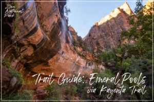 Read more about the article Trail Guide: Kayenta to Emerald Pools